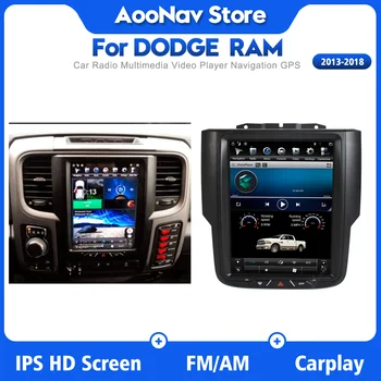 128 г авторадио GPS навигация 2013 2014 2015-2018 камион За Dodge RAM авто аудио стерео със сензорен екран, Мултимедиен Плеър
