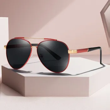 2021 Мъжки Поляризирани Слънчеви Очила за по-Спортно Шофиране Polaroid Слънчеви Очила Мъжете Пилот на Метална Дограма за Слънчеви Очила Gafas De Sol