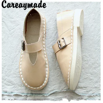 Careaymade -Обувки за кукли ръчно изработени обувки на равна подметка в ретро стил mori момиче, ежедневни обувки, сладки сандали, 5 цвята