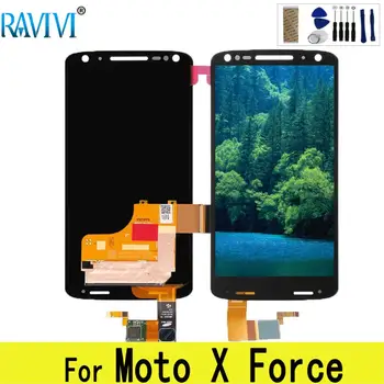 LCD Дисплей За Google Motorola Moto X Force XT1580 LCD дисплей на Екрана на Таблета Събрание Замяна За Motorola X Force