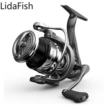 Lidafish Новата Риболовна Макара 5,2: Диференциалното / крайното CNC Алуминиева Макара Спиннинговая Макара Максимално Съпротивление 10 КГ Риболовен Колелото на Риболовни уреди
