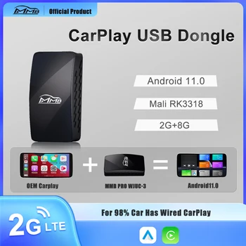 MMB Pro CarPlay Ai Box USB Dongle Android OS 11,0 Netflix, Youtube Безжичен Android Auto 4 Ядра За Mazda Toyota VW Benz Audi Ford