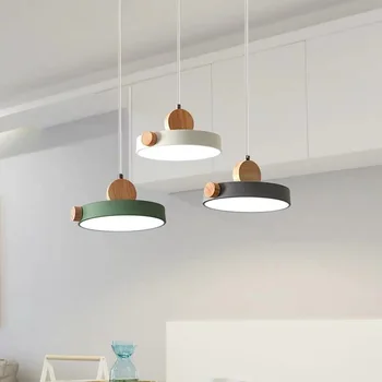 Nordic pesonality ресторант 220 В led окачен лампа нов модерен минималистичен дневна кухня спалня кафе домашна лампа