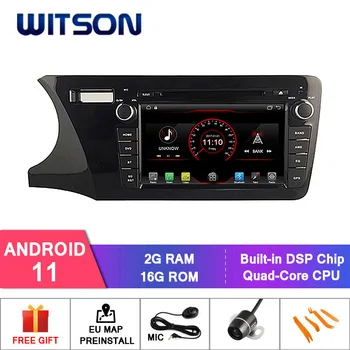 WITSON Android 11 кола DVD плейър, gps за HONDA CITY 2014 LHD Автомобилен Мултимедиен Плейър Стерео АвтоАудио GPS Навигация DVD