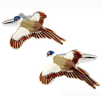 iGame Птица копчета за Ръкавели Новост Flying Wild Гъска Дизайн на Качеството на Месинг Материал Безплатна Доставка