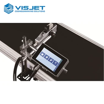 Автоматично мастилено-струйни принтери онлайн машина за етикетиране код дата на производствена линия 600 dpi 12,7 мм