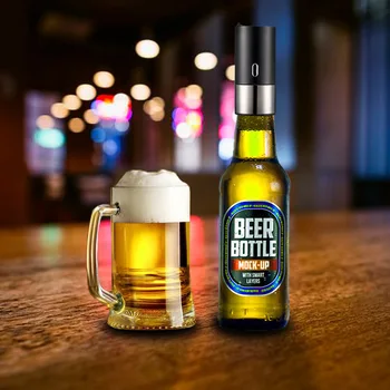 Барботьор създател на Пенообразуватели за пяна на бира, бутилки/консервера преносим, посочена в действие батерия сървър бира За по бира с 54-57мм