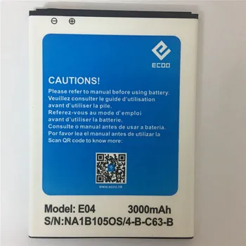Висококачествена литиево-йонна батерия 3000 ма 3,7 За мобилен телефон Elephone E04 Batterie