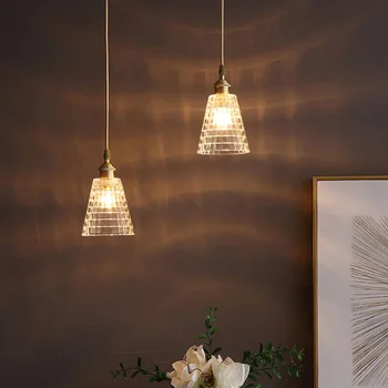 Висящи осветителни Тела за Украса на Хола Стъклена Лампа за монтаж на таван Подвесного Лампа