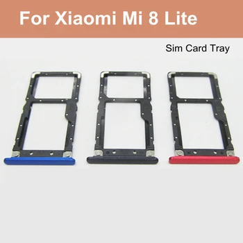 За Xiaomi Mi 8 Lite Тава за Sim-карти Слот за Притежателя на Резервни Части за Xiaomi Mi 8 Младежки Mi 8X Тава за Sim-карти