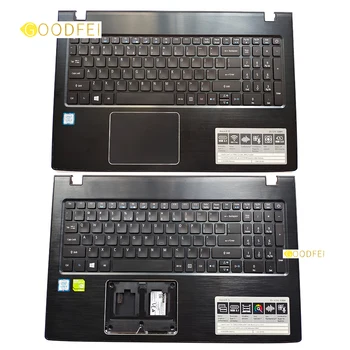 Използва Оригинален за Acer Aspire E5-575 E5-575G E5-576 E5-576G E5-523G E5-573G F5-573 TMTX50 Акцент за Ръце на Горния капак, Клавиатура САЩ