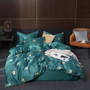 Комплект постелки удобна king size домашен калъф за легло в спалнята, чаршаф, комплекти пододеяльников, чаршаф с принтом