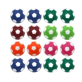 Набор от 16 Сменяеми топки за настолен футбол, Мини-Цветна 32-мм Настолна игра топката