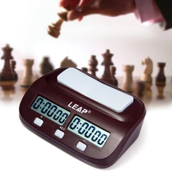 Професионален СКОК Цифрови Шахматни Часовници Таймер за Обратно Отброяване Електронна Игра Плейър Набор от Преносими Ръчно Човек Парче от Капитана на